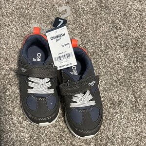 OshKosh B'gosh Black and Blue Sneakers Sporty Design
